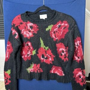 Jun &‎ Ivy Women's Black Knit Sweater Size Medium Pullover